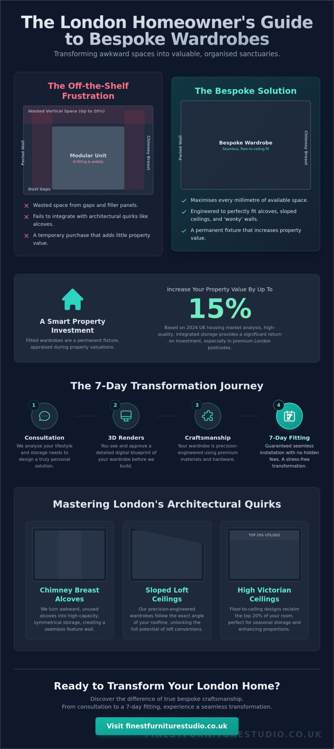 Bespoke Fitted Wardrobes London: The 2026 Guide to Luxury Custom Storage