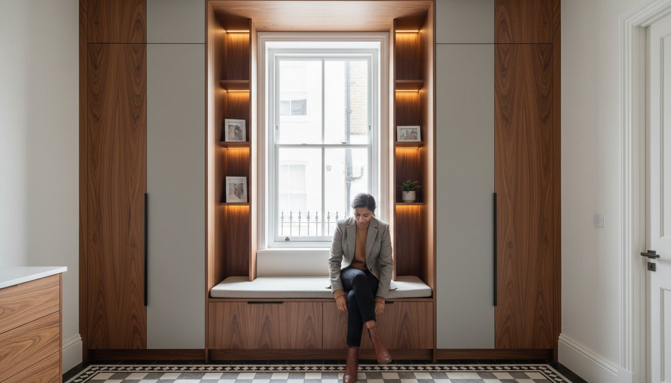 Fitted Boot Room Storage Hammersmith: Bespoke Hallway Solutions for West London