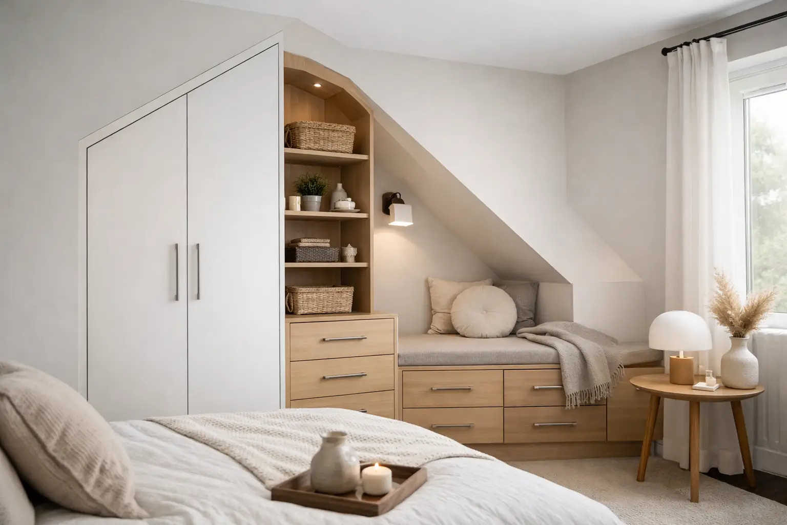 Bedroom Storage for Awkward Corners