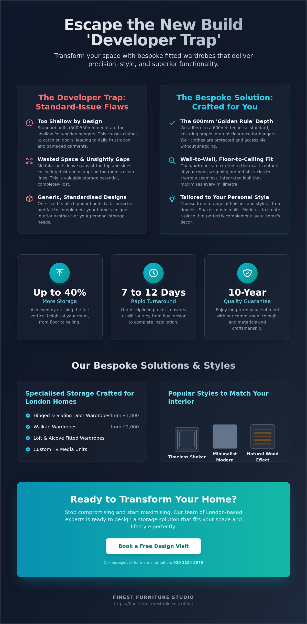 Fitted Wardrobes for New Build Homes: The 2026 Bespoke Guide
