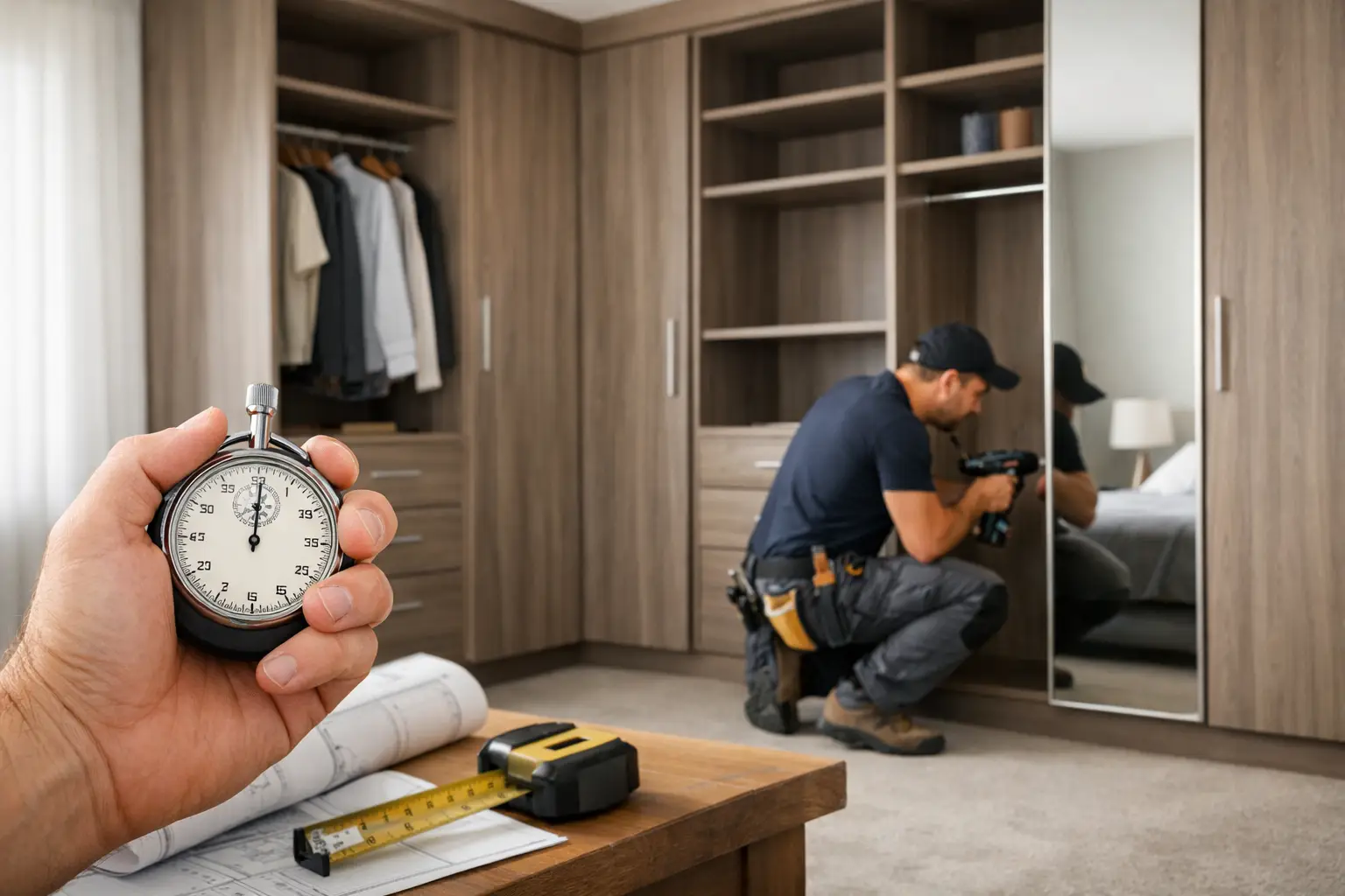 How Long Fitted Wardrobes Take