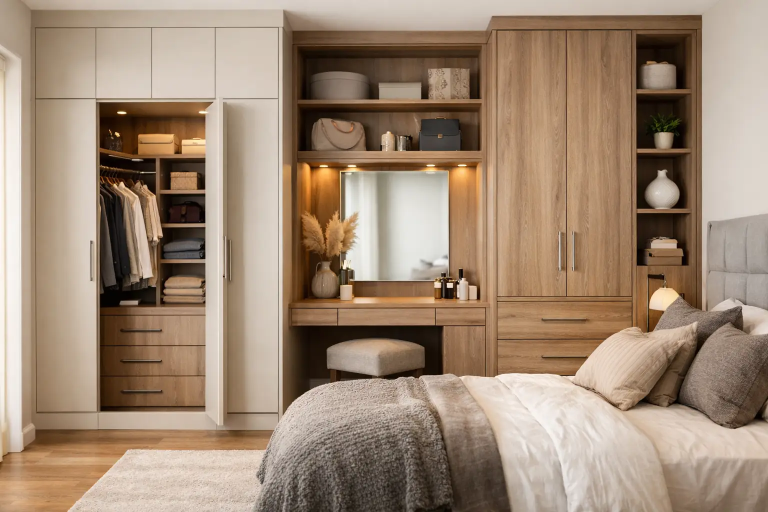 12 Best Fitted Bedroom Ideas for Stylish Storage