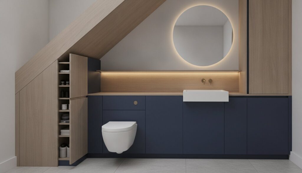 Bespoke Understairs Toilet Storage Ideas: Maximising Luxury in Awkward Spaces