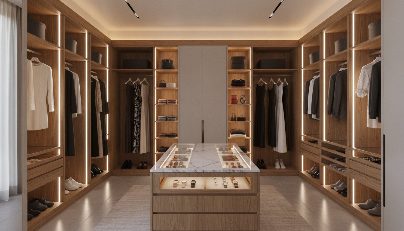 Luxury Walk-in Wardrobe Lighting Ideas for 2026: The Ultimate Design Guide