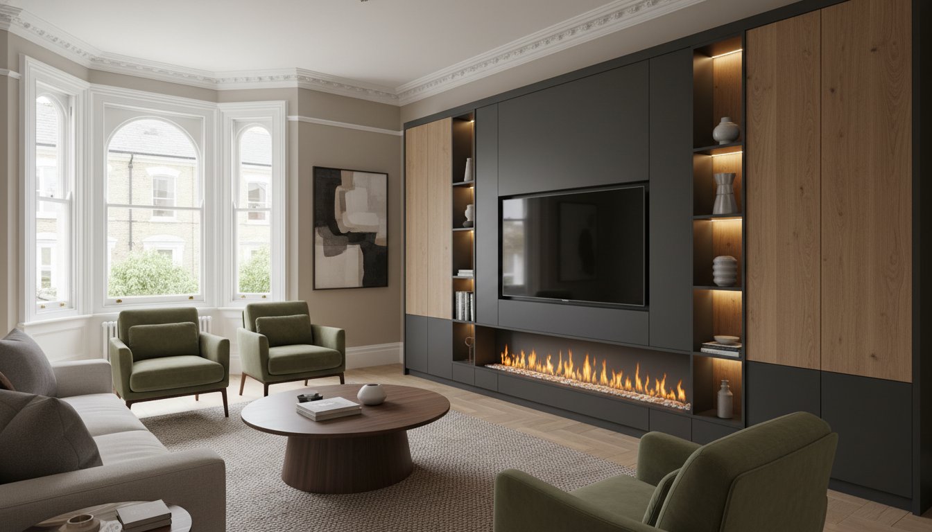 Bespoke Media Wall with Fireplace Fulham: The 2026 Luxury Design Guide