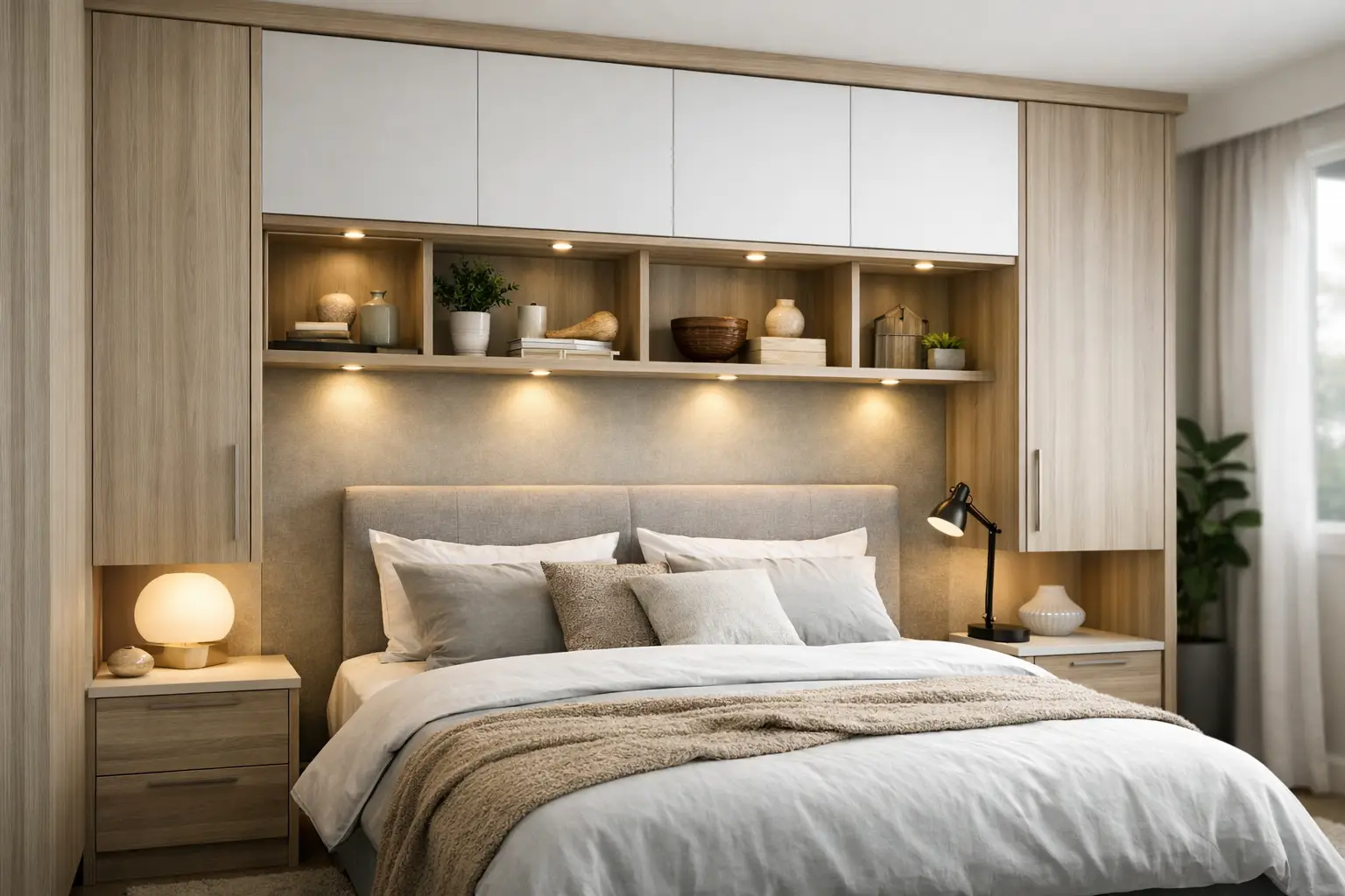 Over Bed Storage Units for Smarter Bedrooms