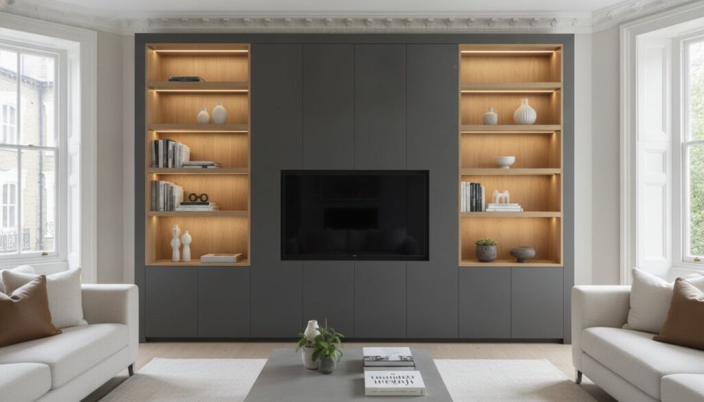Bespoke Media Unit Notting Hill: Custom Fitted Entertainment Hubs for W11 Homes