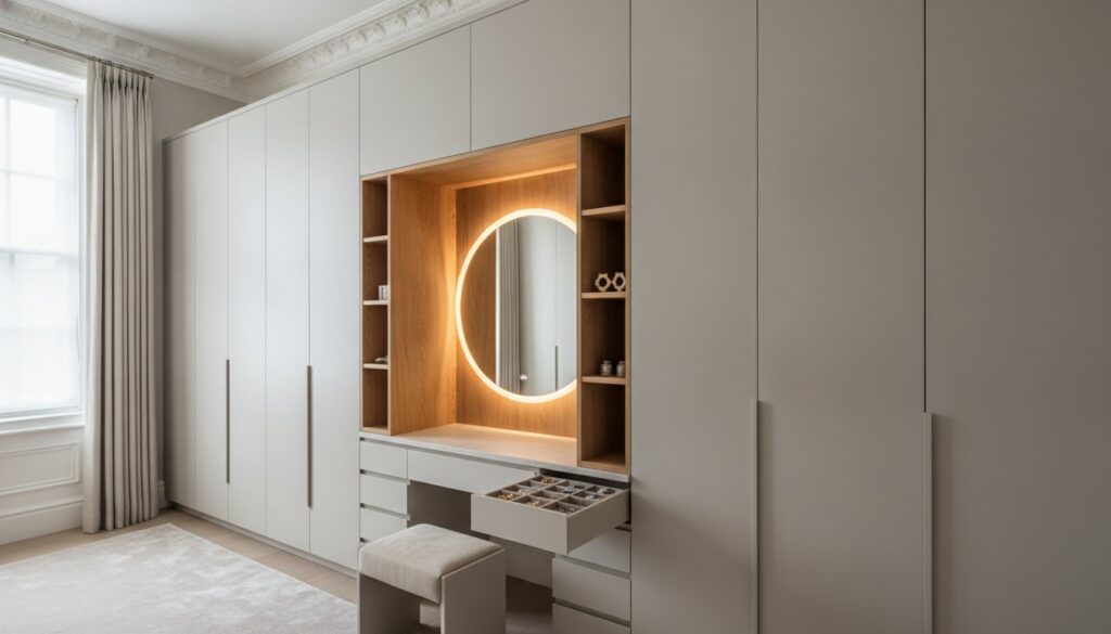 Bespoke Wardrobes with Integrated Vanity Kensington: Luxury Custom Solutions for 2026