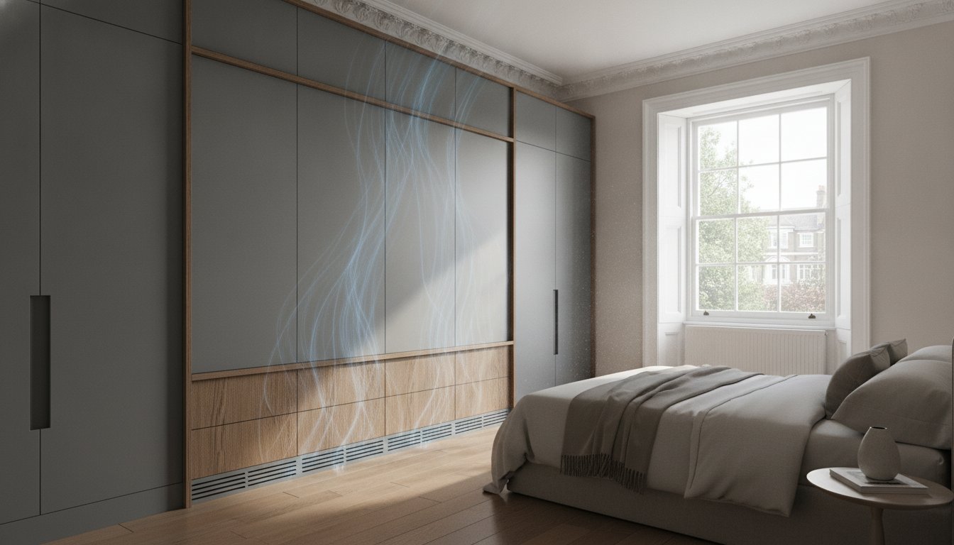 Fitted Wardrobe Ventilation Requirements: The 2026 Guide to Protecting Your Bespoke Furniture