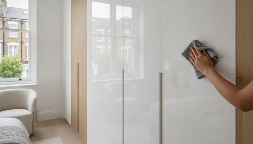 How to Clean High Gloss Fitted Wardrobes: The Professional Maintenance Guide