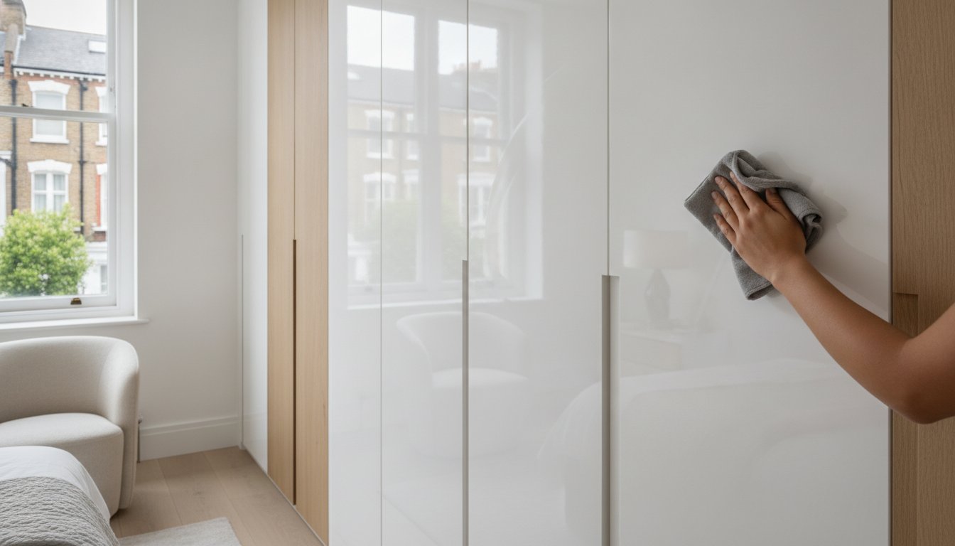 How to Clean High Gloss Fitted Wardrobes: The Professional Maintenance Guide