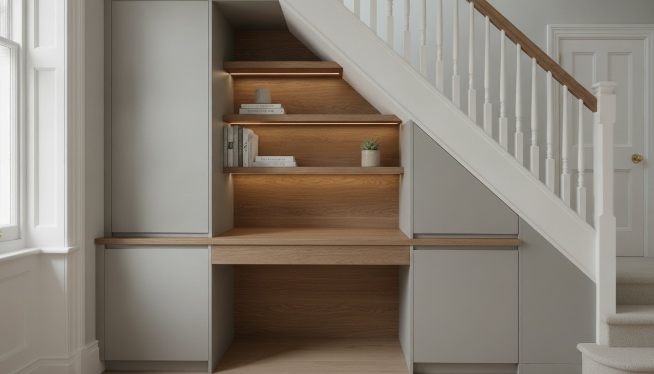 Under Stairs Home Office Ideas: Bespoke Workspaces for London Homes