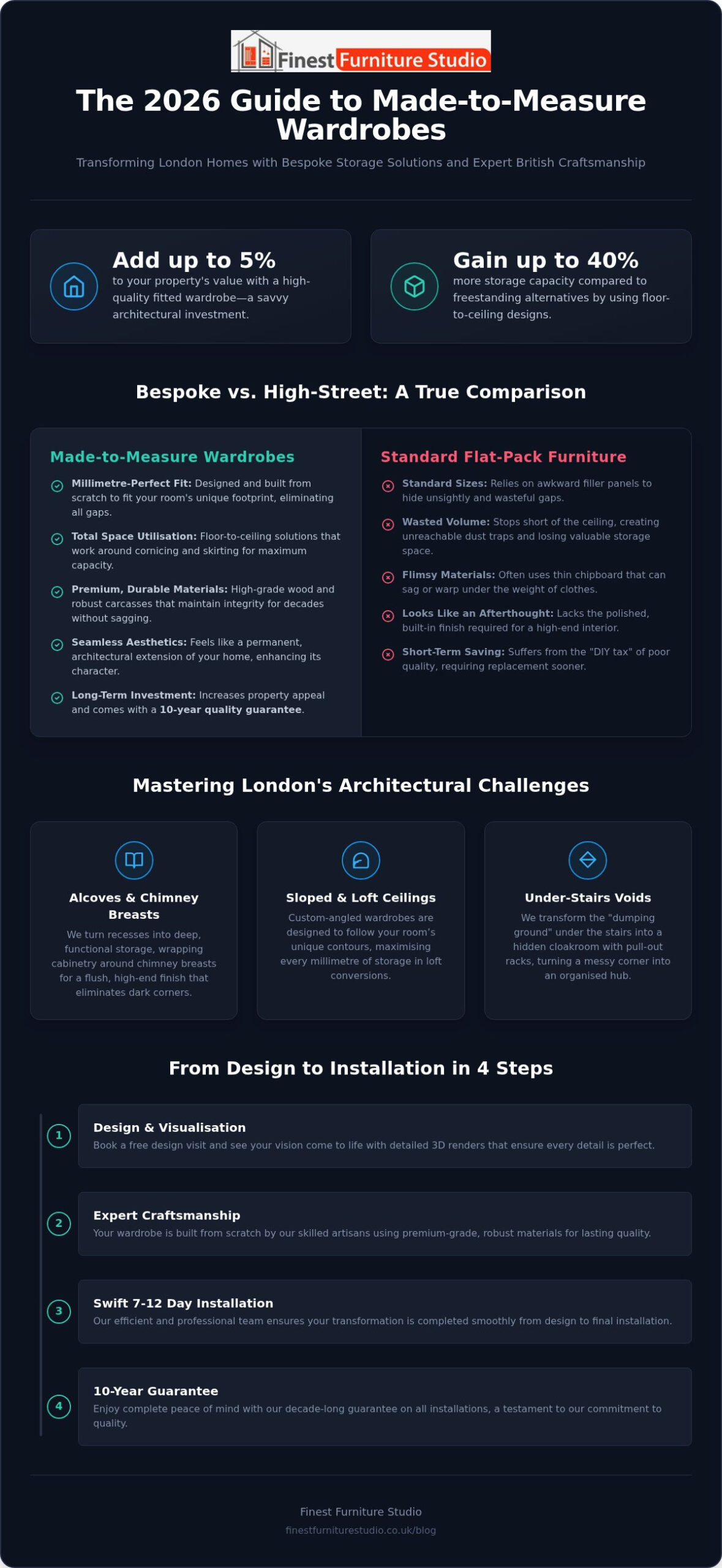 Made to Measure Wardrobes: The 2026 Guide to Bespoke Storage in London