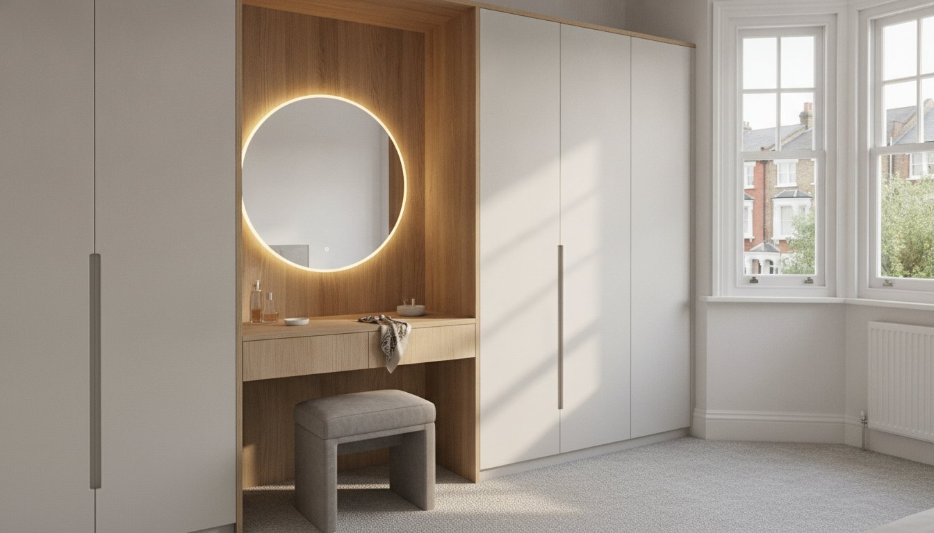 15 Creative Fitted Dressing Table Ideas for London Bedrooms in 2026