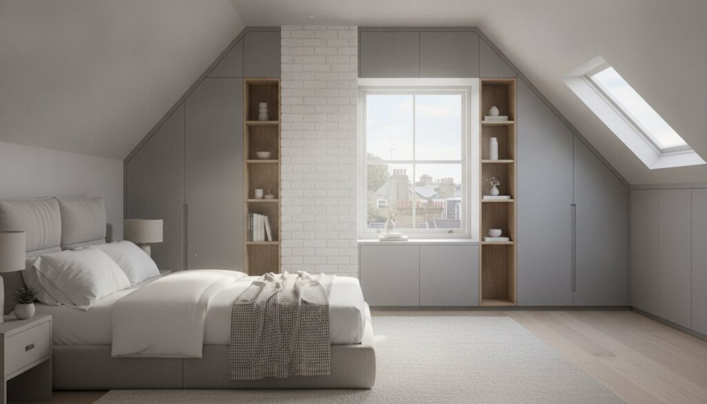 Bespoke Loft Conversion Storage in Hammersmith: Maximising Awkward Spaces