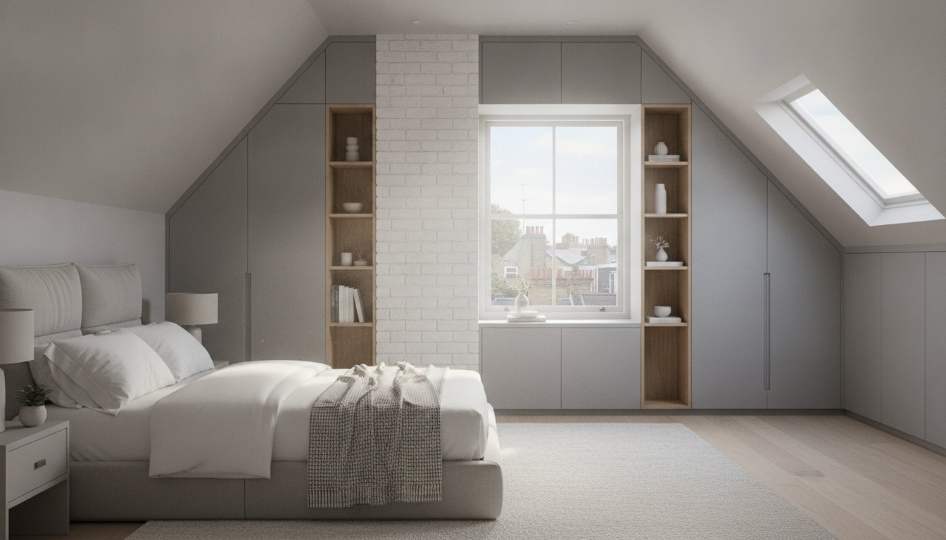 Bespoke Loft Conversion Storage in Hammersmith: Maximising Awkward Spaces