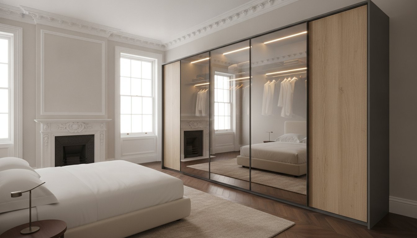 Bespoke Mirrored Sliding Wardrobes in Chelsea: Maximising Space and Light