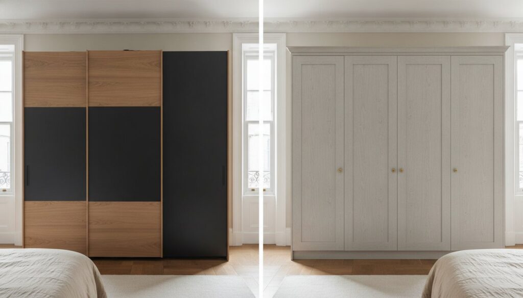 Cost of Sliding Wardrobes vs Hinged: 2026 Bespoke Price Comparison