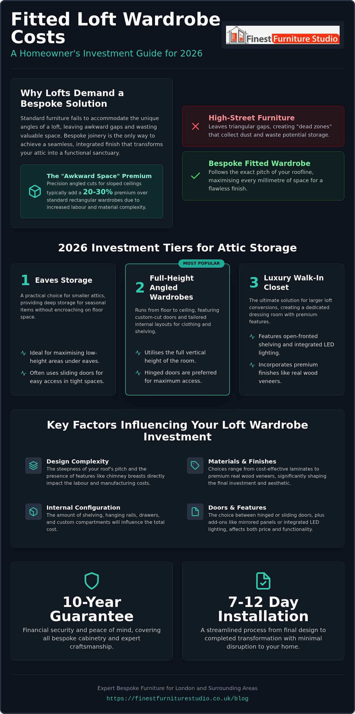 Fitted Loft Wardrobe Costs UK: 2026 Bespoke Storage Guide