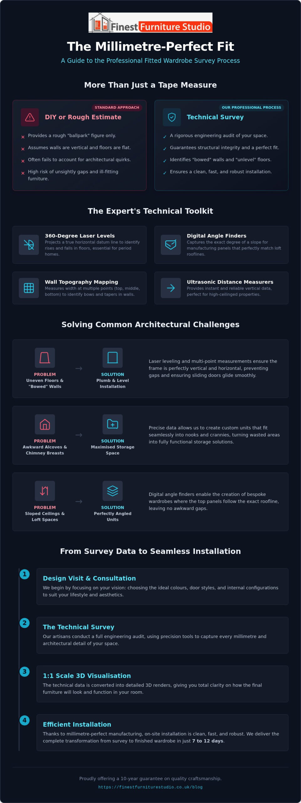 The Professional Fitted Wardrobe Survey Process: A Guide to Technical Precision