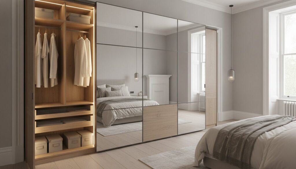 Mirrored Sliding Wardrobe Cost London: 2026 Bespoke Investment Guide