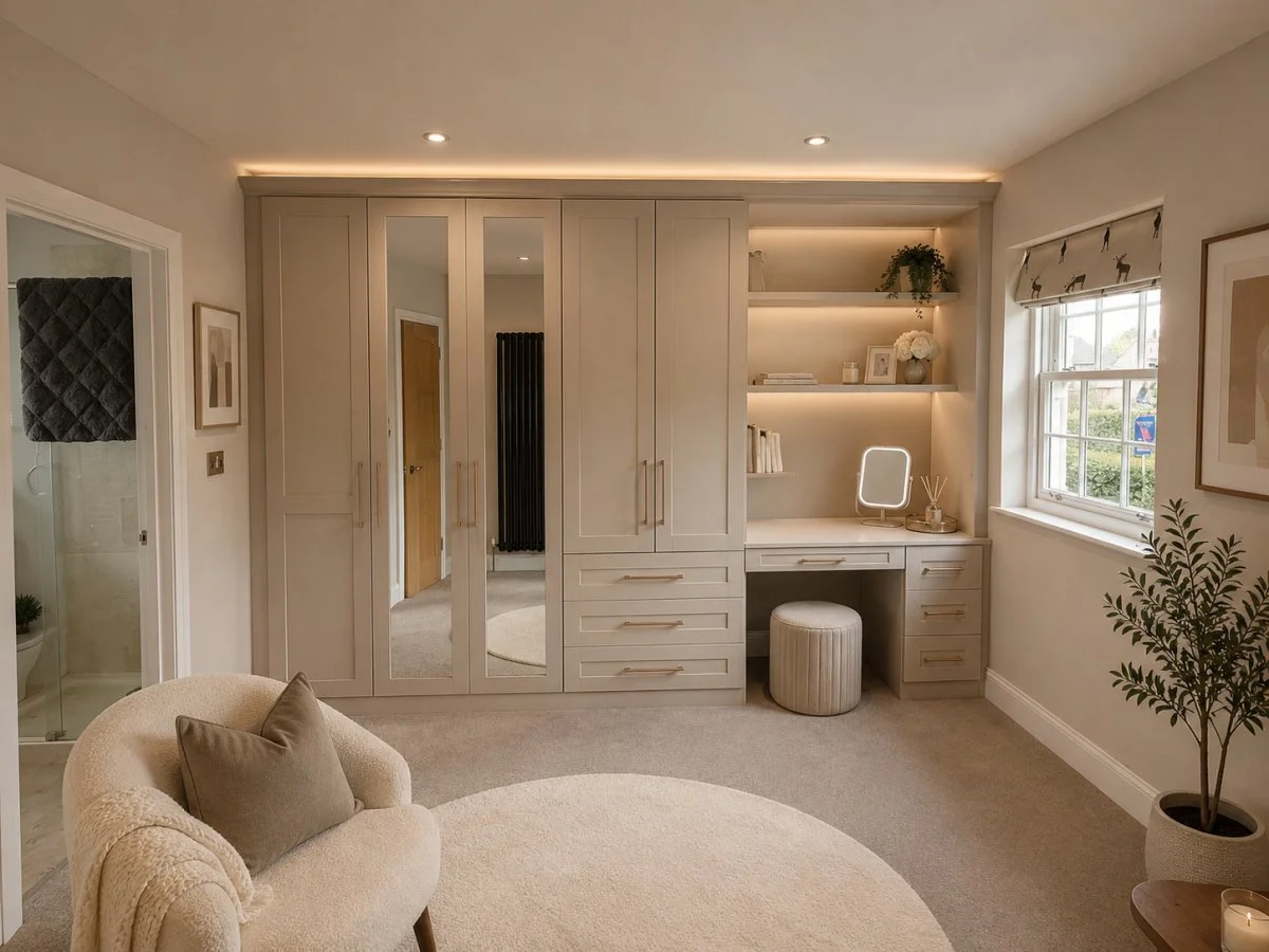Bespoke Wardrobes London In SW Area:Bespoke Solutions for Compact Studios