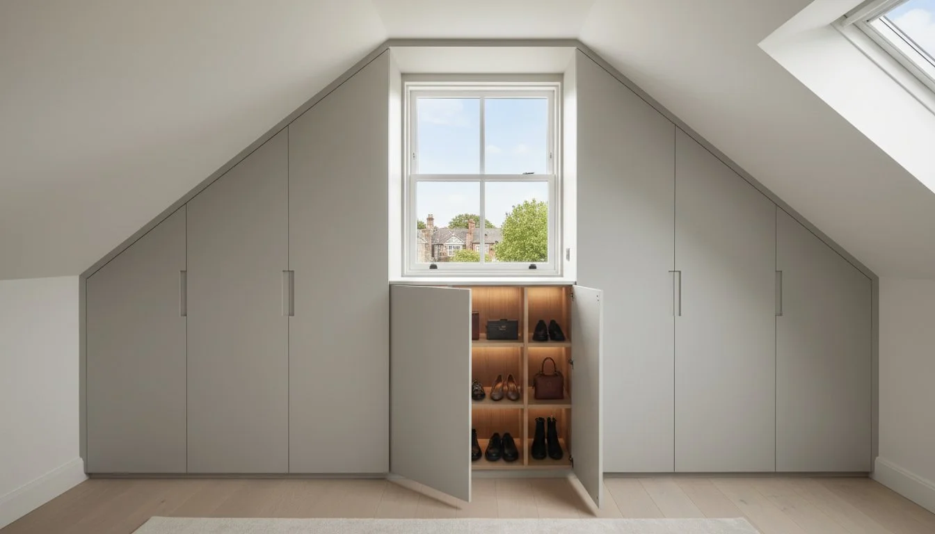 Coombed Ceiling Wardrobes: The Ultimate Guide to Bespoke Loft Storage in 2026