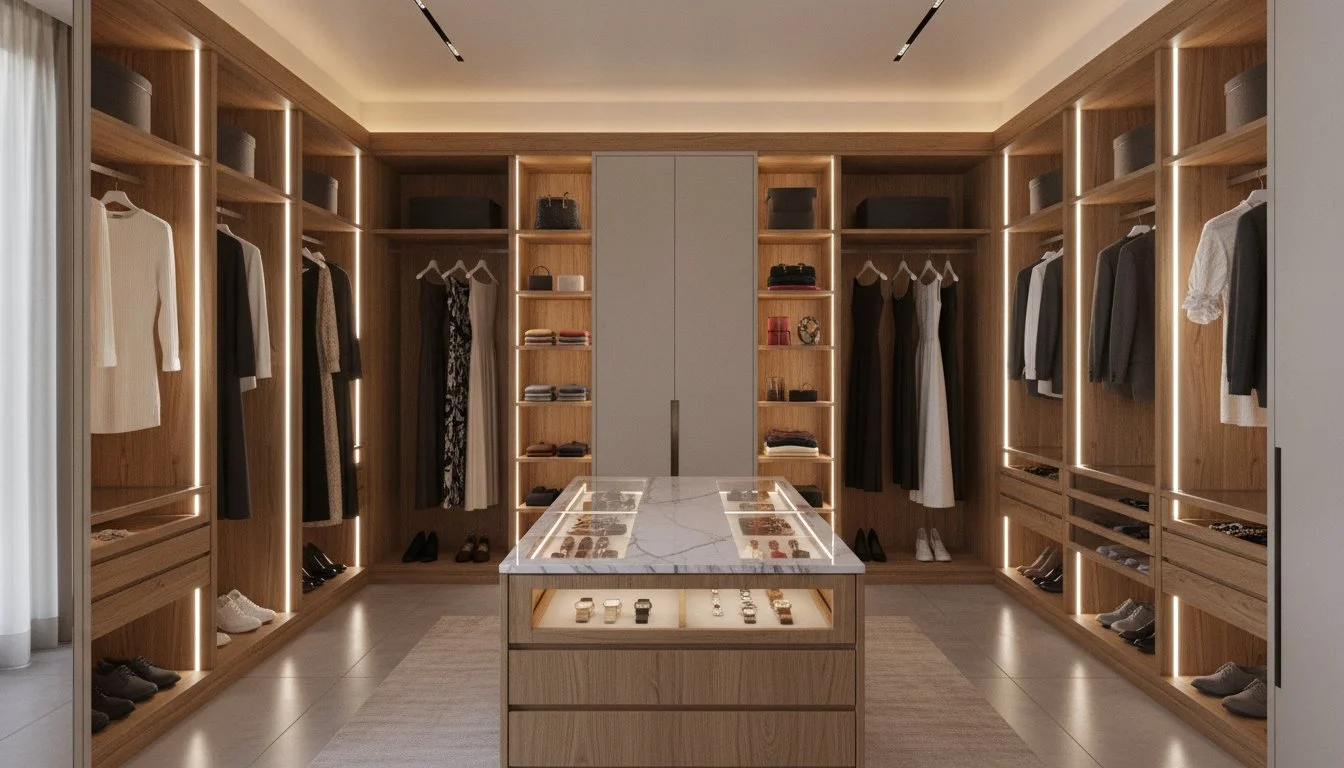 Luxury Walk-in Wardrobe Lighting Ideas for 2026: The Ultimate Design Guide