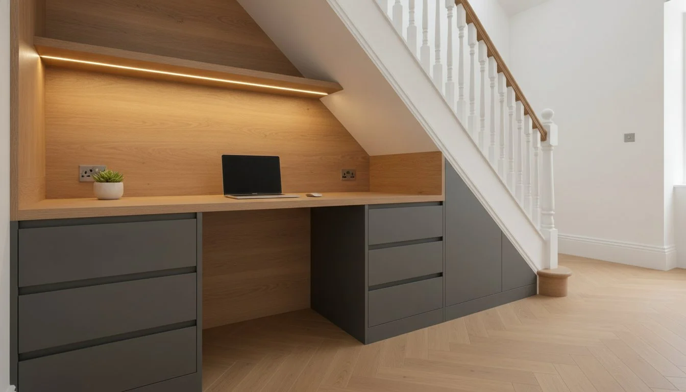 Bespoke Understairs Home Office in Hammersmith: Maximising Your W6 Workspace