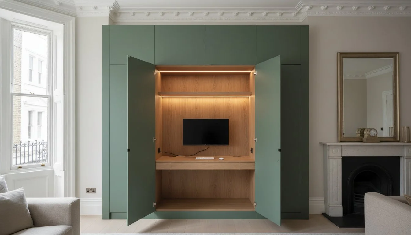 Bespoke Hidden Home Office Cabinets in Notting Hill: The 2026 Design Guide