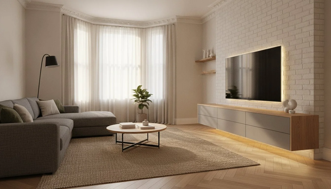 Floating Media Unit Installation in Fulham: The 2026 Bespoke Design Guide