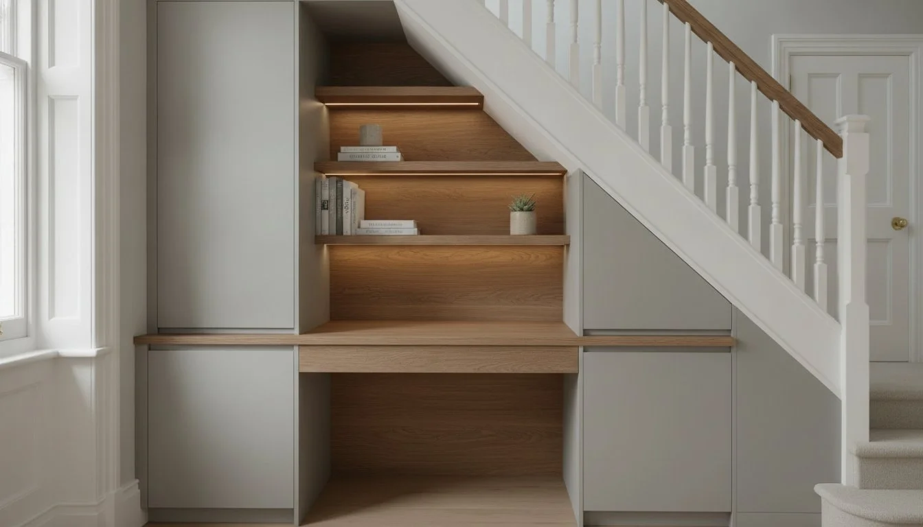 Under Stairs Home Office Ideas: Bespoke Workspaces for London Homes