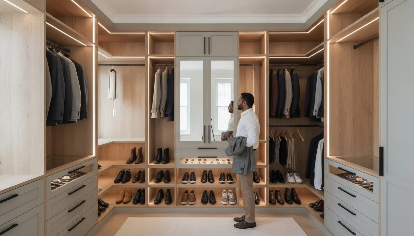 Walk-in Wardrobe Storage Solutions: The 2026 Guide to Bespoke Organisation